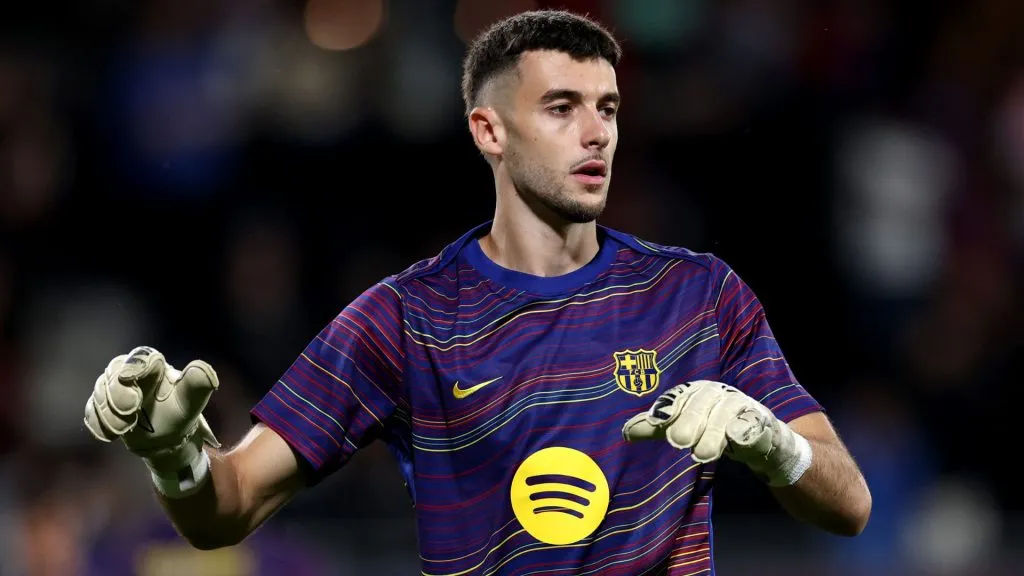 Joan García é desfalque do Barcelona nos próximos jogos (foto: Judit Cartiel/Getty Imagens)