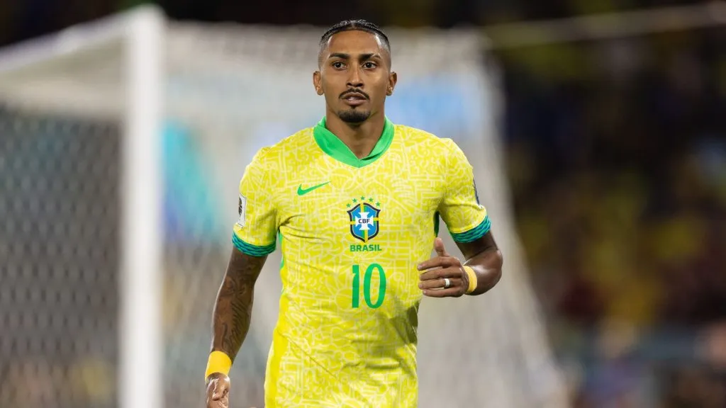 Raphinha desfalca Seleção Brasileira (foto: Ruano Carneiro/Getty Imagens)
