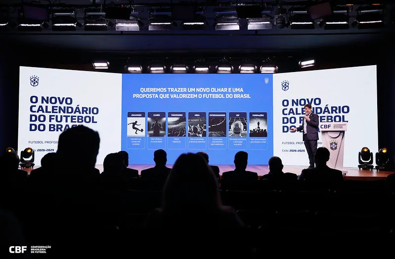 CBF apresenta novo calendário do futebol brasileiro. Foto: Rafael Ribeiro/CBF.