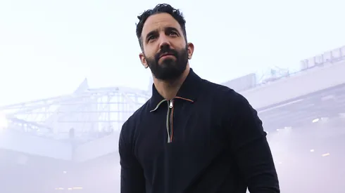 Técnico Ruben Amorim, do United. (Foto: Michael Steele/Getty Images)