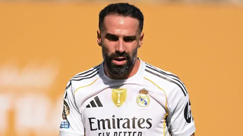 Carvajal durante partida do Real Madrid. (Foto: David Ramos/Getty Images)