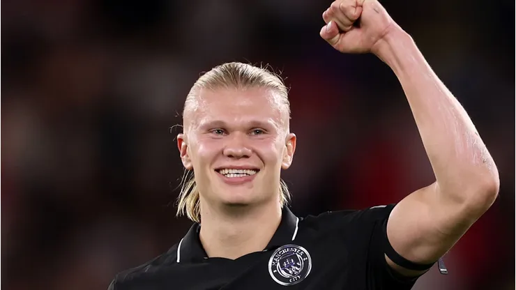 Haaland chegou a 52 gols em 50 jogos na Champions. Foto: Alex Pantling/Getty Images