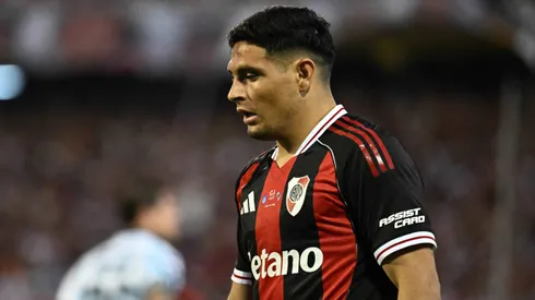 Maximiliano Salas, atacante do River Plate, será desfalque na partida. Foto: Luciano Bisbal/Getty Images