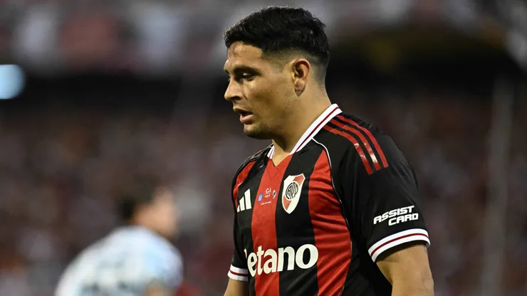 Maximiliano Salas, atacante do River Plate, será desfalque na partida. Foto: Luciano Bisbal/Getty Images
