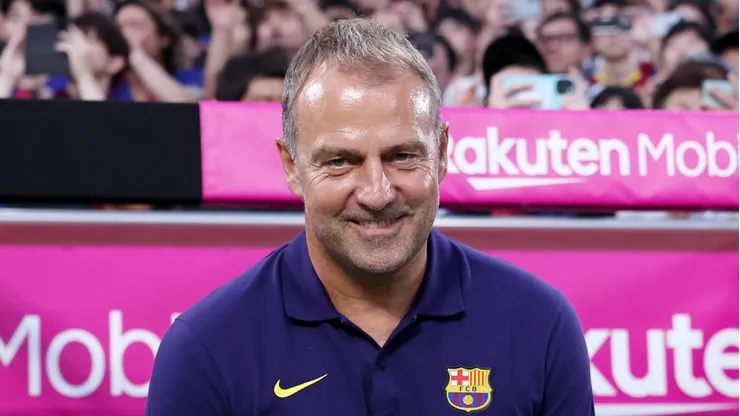 Hansi Flick é o técnico do Barcelona (Foto: Paul Miller/Getty Images)