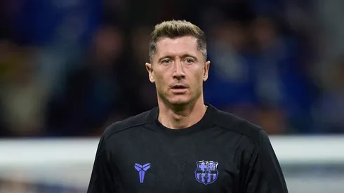 Lewandowski tem encontro com presidente do PSG. Foto: Juan Manuel Serrano Arce/Getty Images