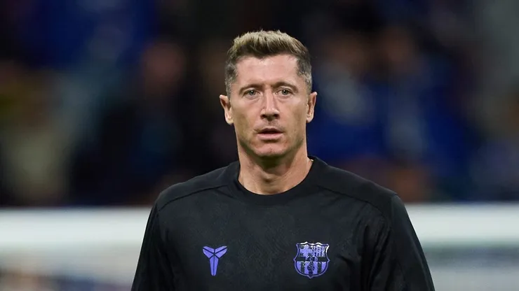 Lewandowski tem encontro com presidente do PSG. Foto: Juan Manuel Serrano Arce/Getty Images