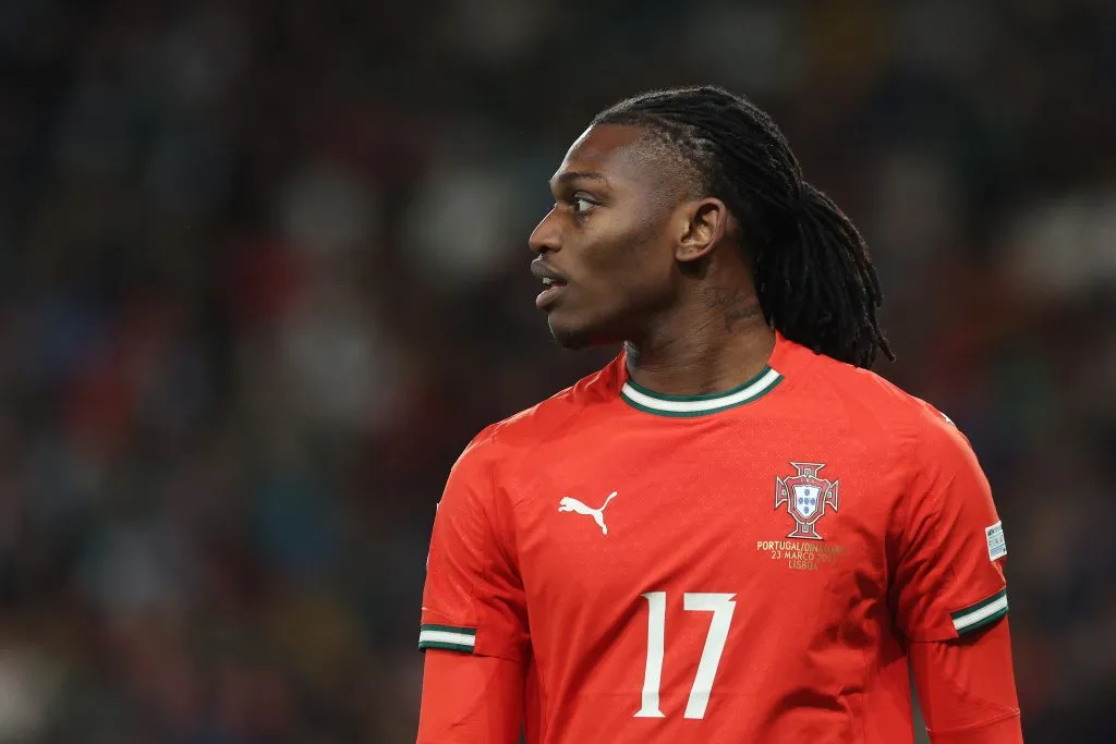 Rafael Leão de volta à seleção – Photo by Carlos Rodrigues/Getty Images