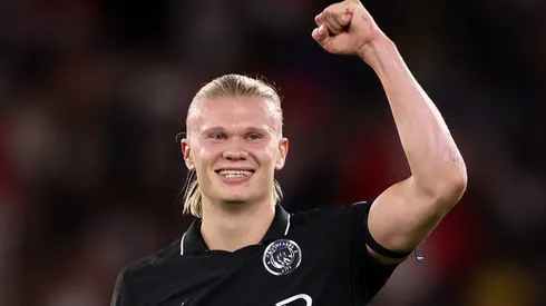 Haaland, centroavante do Manchester City (Foto: Alex Pantling/Getty Images)