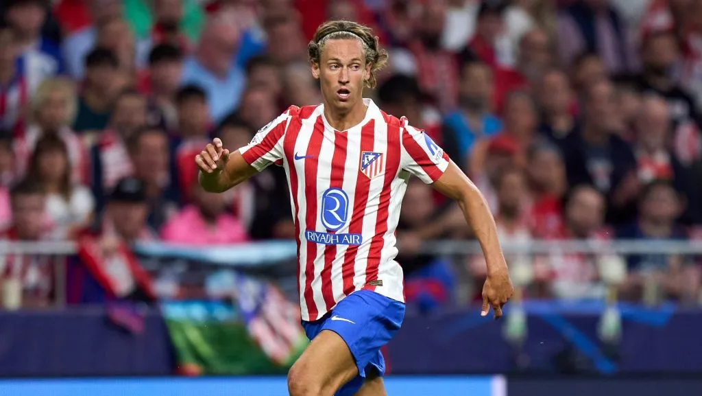 MADRID, SPAIN – SEPTEMBER 30: Marcos Llorente of Atletico de Madrid in action during the UEFA Champions League 2025/26 League Phase MD2 match between Atletico de Madrid and Eintracht Frankfurt at Estadio Metropolitano on September 30, 2025 in Madrid, Spain. (Photo by Angel Martinez/Getty Images)
