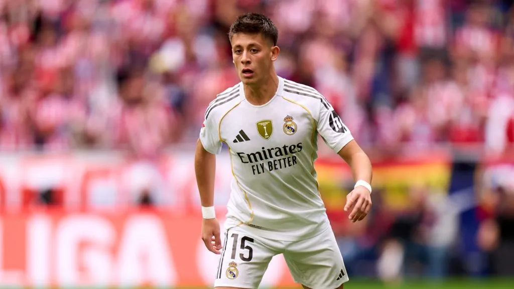 Arda Güler em ação pelo Real Madrid (Photo by Angel Martinez/Getty Images)