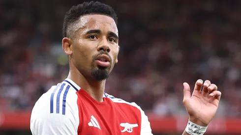 Na mira do Flamengo, Gabriel Jesus, do Arsenal, terá que reduzir salário para fechar com o Everton. (Photo by Warren Little/Getty Images)