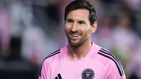 Messi participou de lances decisivos em mais uma vitória do Inter Miami. Foto: Rich Storry/Getty Imagens