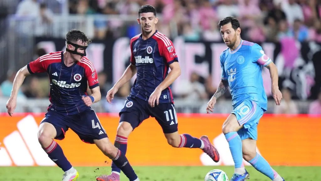 Messi em Inter Miami x New England Revolution (foto: Rich Storry/Getty Imagens)