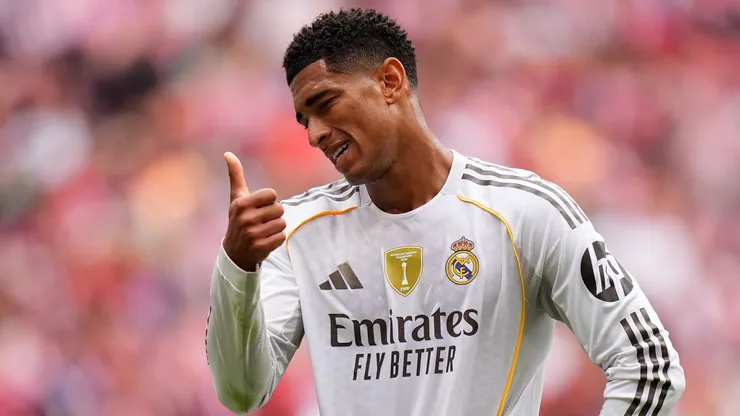 Jude Bellingham pelo Real Madrid. (Foto: Angel Martinez/Getty Images)