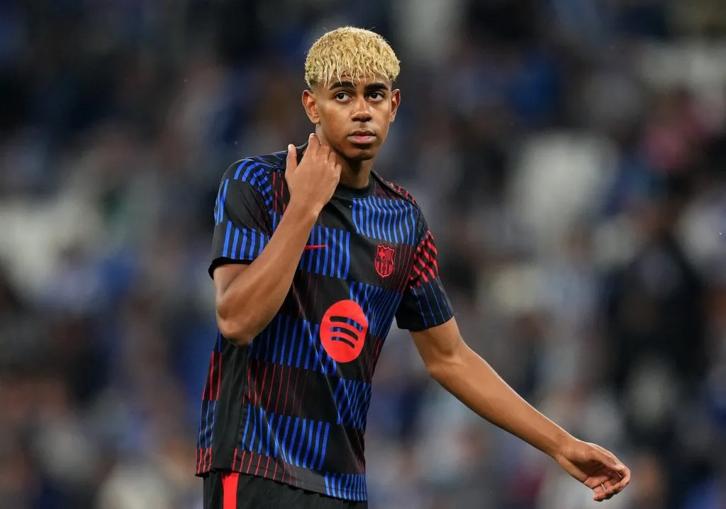 Barcelona sofre com ausência de Yamal. Foto: Alex Caparros/Getty Images