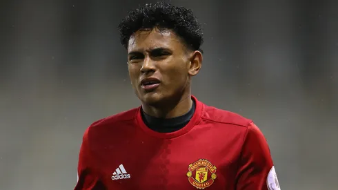 Demetri Mitchell, pelo Manchester United. (Foto: Alex Livesey/Getty Images)