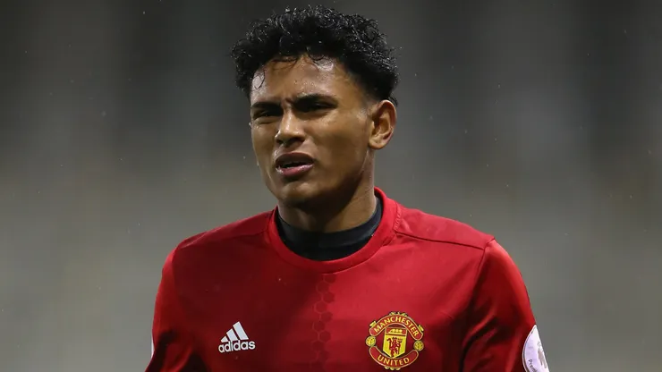 Demetri Mitchell, pelo Manchester United. (Foto: Alex Livesey/Getty Images)