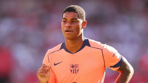 Barcelona é derrotado pelo Sevilla e Rashford termina partida lesionado. (Photo by Fran Santiago/Getty Images)