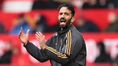 Manchester United teria demitido Amorim em caso de goleada para o Sunderland. (Photo by Gareth Copley/Getty Images)