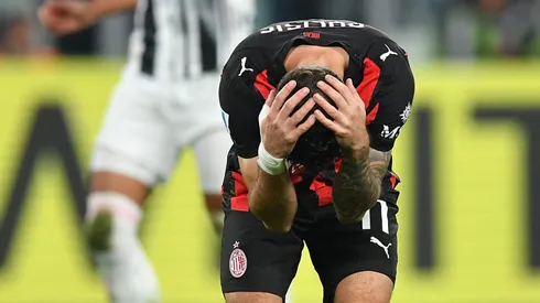 Christian Pulisic teve a chance de abrir o placar para o Milan contra a Juventus, mas errou a cobrança. (Photo by Valerio Pennicino/Getty Images)