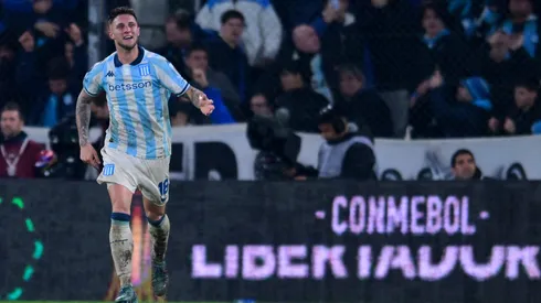 O zagueiro Franco Pardo em ação pelo Racing-ARG (Marcelo Endelli/Getty Images)