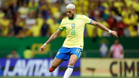 Joelinton em partida da Seleção Brasileira