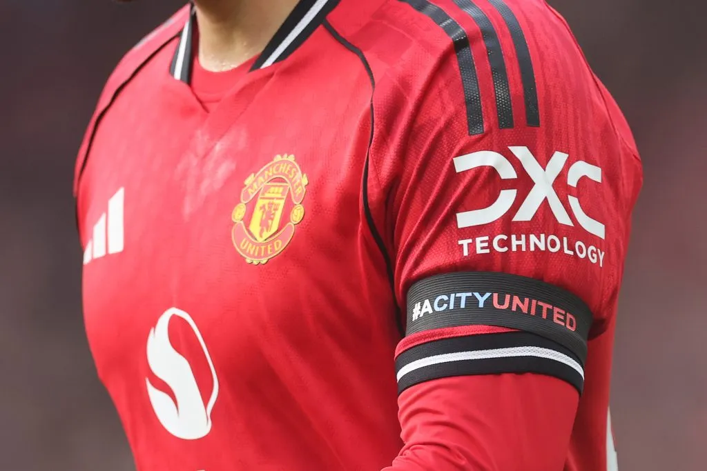 Camisa do Manchester United para a temporada 2025/26 – Photo by Carl Recine/Getty Images