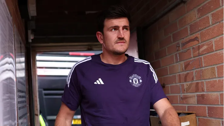 Manchester United decide liberar Maguire e quer Affengruber, do Elche, para substituí-lo. (Photo by George Wood/Getty Images)