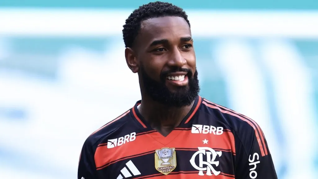 Gerson, alvo do Palmeiras, nos tempos de Flamengo. Foto: Marcello Zambrana/AGIF