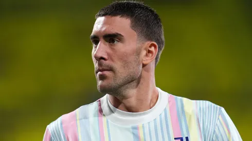 Barcelona tem interesse em Vlahovic, mas atacante da Juventus quer assinar com o Chelsea (Photo by Aitor Alcalde/Getty Images)