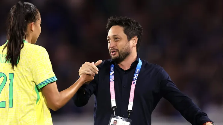 Arthur Elias, da Seleção Brasileira Feminina (Photo by Robert Cianflone/Getty Images)