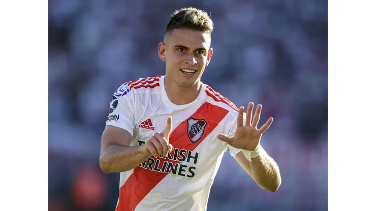 Rafael Borré, atacante ex-River Plate - Photo by Marcelo Endelli/Getty Images