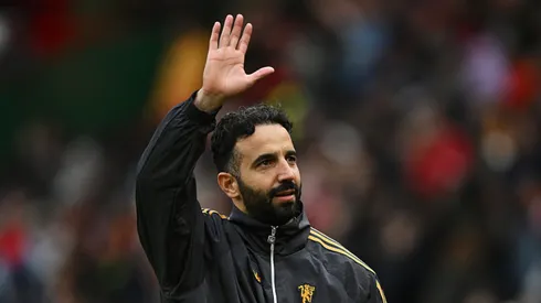 Ruben Amorim em ação pelo Manchester United.