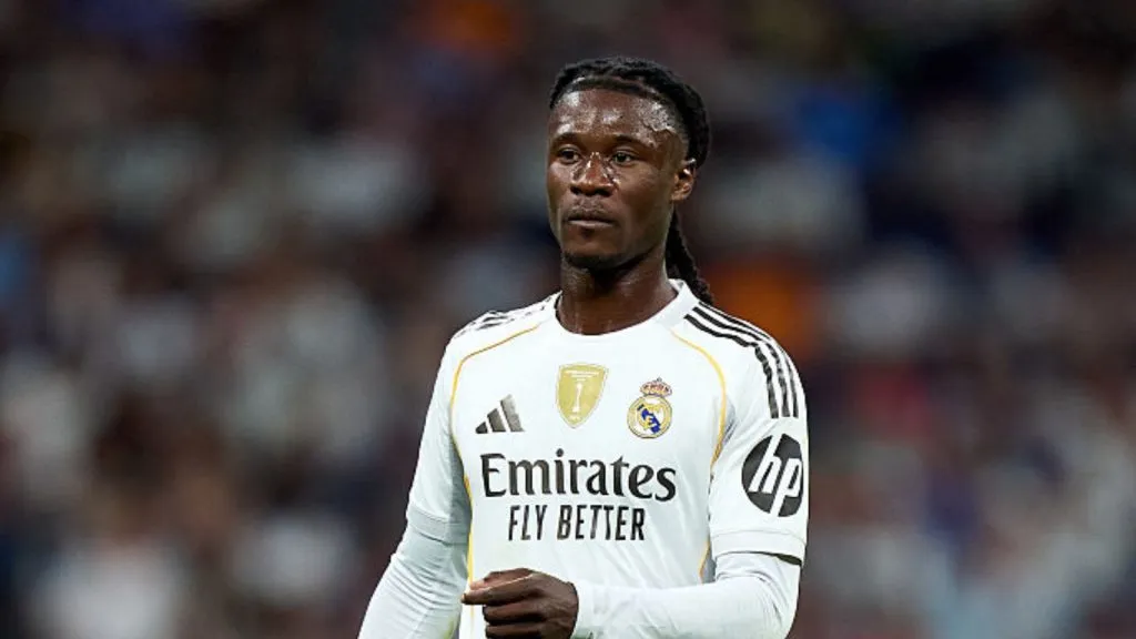 Camavinga em ação pelo Real Madrid. Angel Martinez/Getty Images.