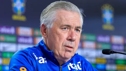 Ancelotti deseja permanecer no comando da Seleção Brasileira até a Copa do Mundo de 2030 (Foto: Buda Mendes/Getty Images)
