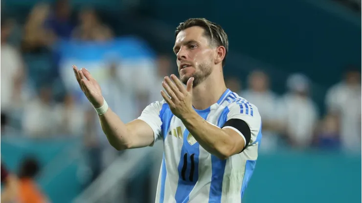 Lo Celso marcou o gol da Seleção Argentina. Foto: Leonardo Fernandez