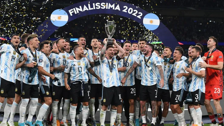 Messi tem um título de Finalíssima com a Seleção Argentina