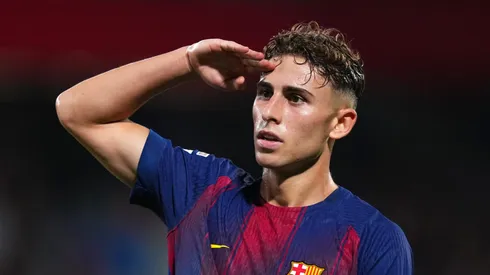 Barcelona pode avançar Pedri no time em função da lesão de Fermín. (Photo by Alex Caparros/Getty Images)