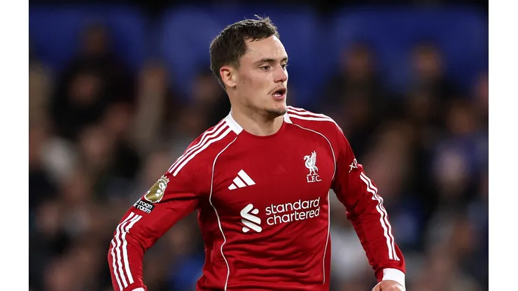Após ser contratado e tornar-se o reforço mais caro da história do futebol britânico, Florian Wirtz enfrenta um início de temporada abaixo das expectativas no Liverpool. (Photo by Justin Setterfield/Getty Images)