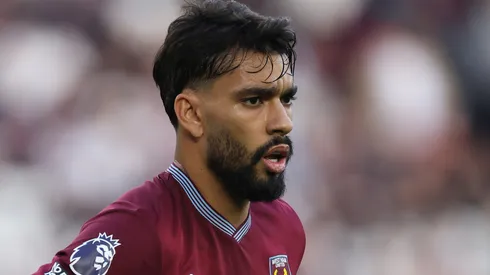 Lucas Paquetá em campo pelo West Ham United. Foto: Richard Pelham/Getty Images