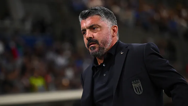Gattuso em jogo pela Seleção Italiana. (Foto: Mattia Ozbot/Getty Images)