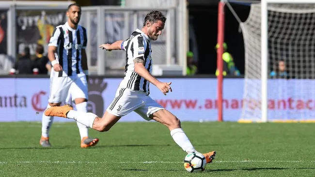 Marchisio em ação pela Juventus em 2018. Foto: Francesco Pecoraro/Getty Images