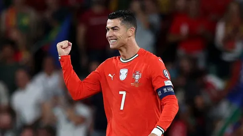 Cristiano Ronaldo em ação pela Seleção de Portugal.