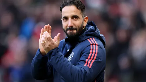 Ruben Amorim, técnico do Manchester United. Foto: Matt McNulty/Getty Images