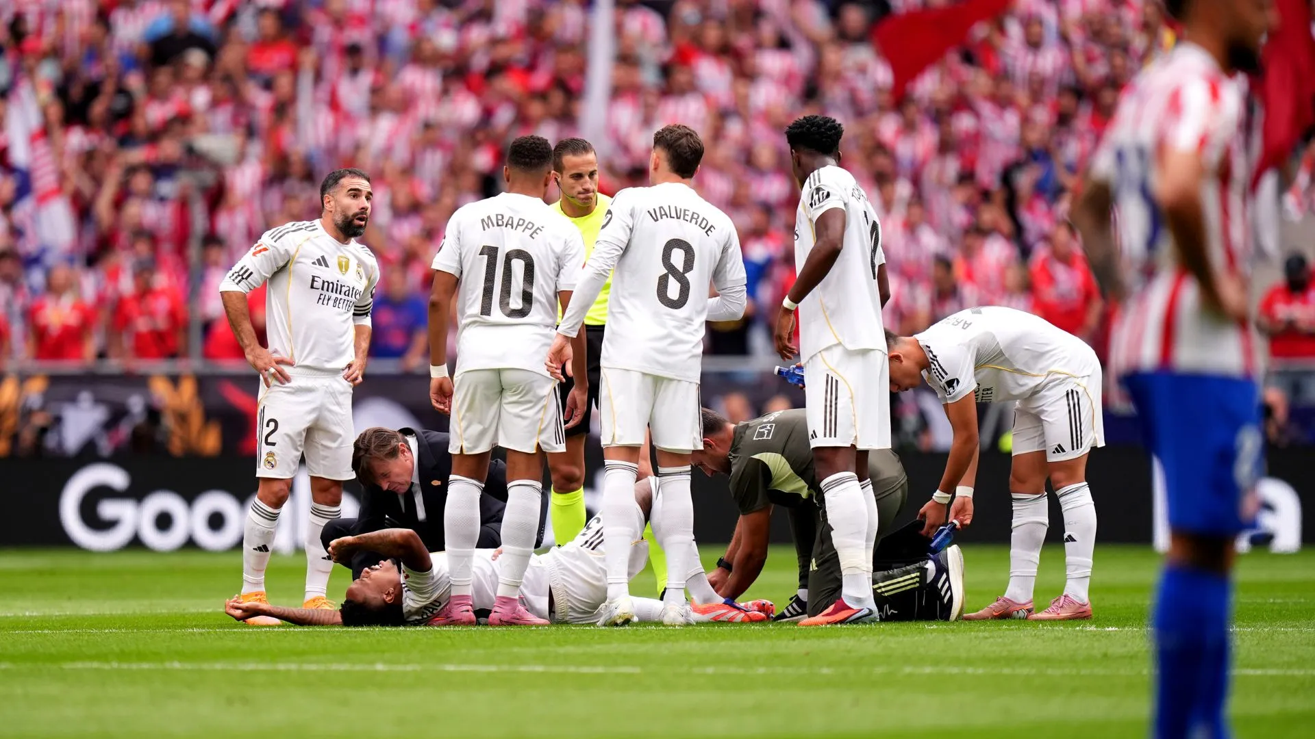 Carvajal se machucou em jogo do Real Madrid (foto: Angel Martínez/Getty Imagens)