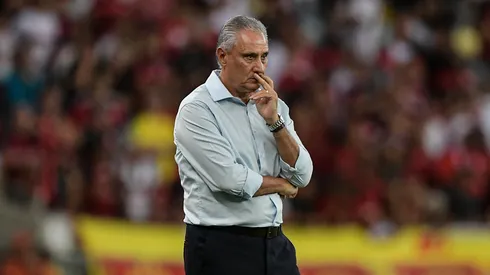 Tite pelo Flamengo (Foto: Thiago Ribeiro/AGIF)