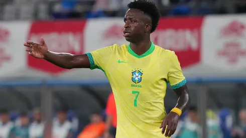 Vinicius Júnior em jogo da Seleção Brasileira