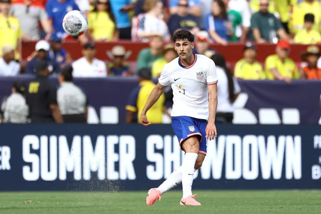 Johnny Cardoso pelos Estados Unidos. (Photo by Tim Nwachukwu/Getty Images)