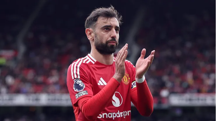 Bruno Fernandes, do Manchester United, é aprovado como reforço do Bayern de Munique por R$ 291 milhões. (Photo by Alex Livesey/Getty Images)